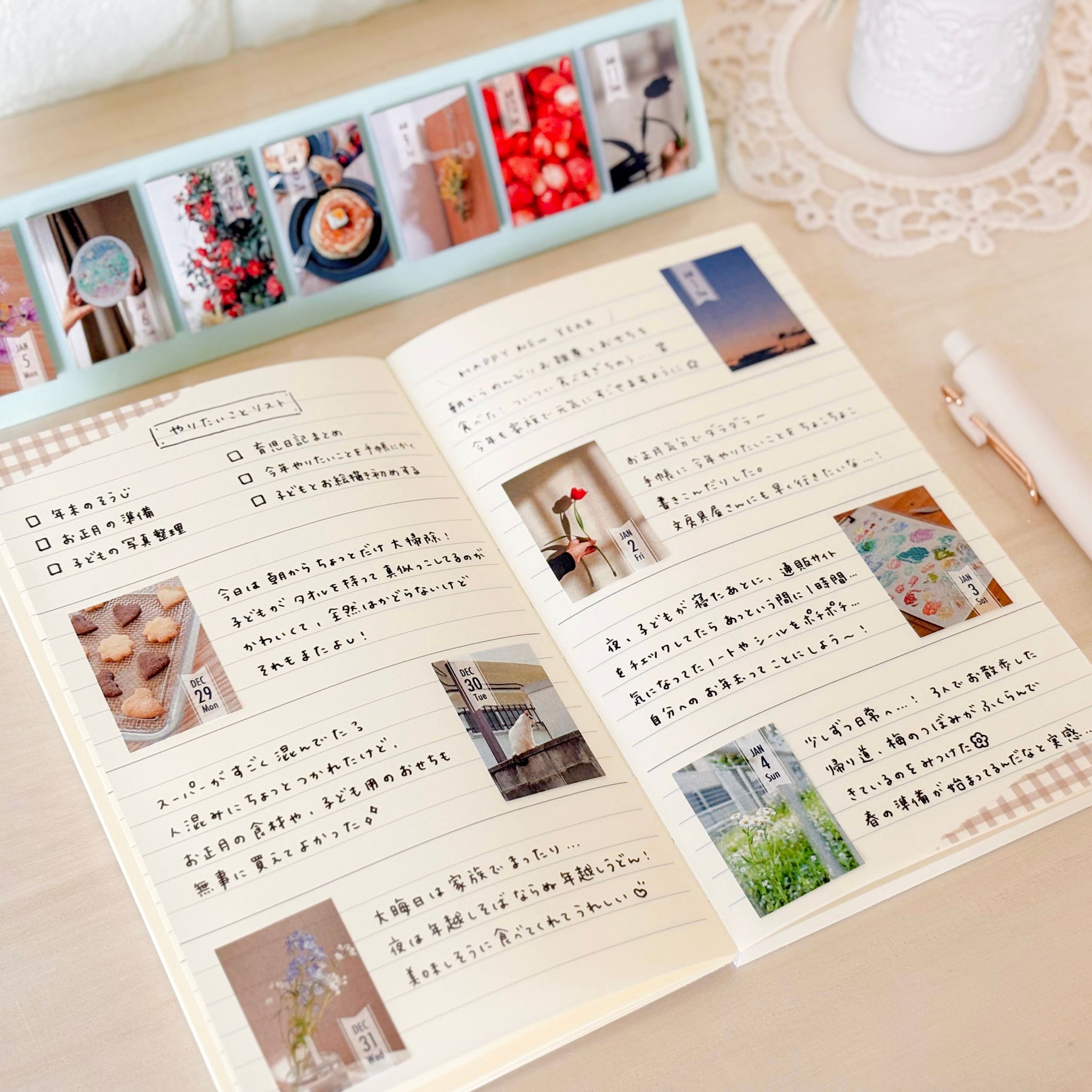 Himekuri 2026 Daily Sticker Calendar - Cat